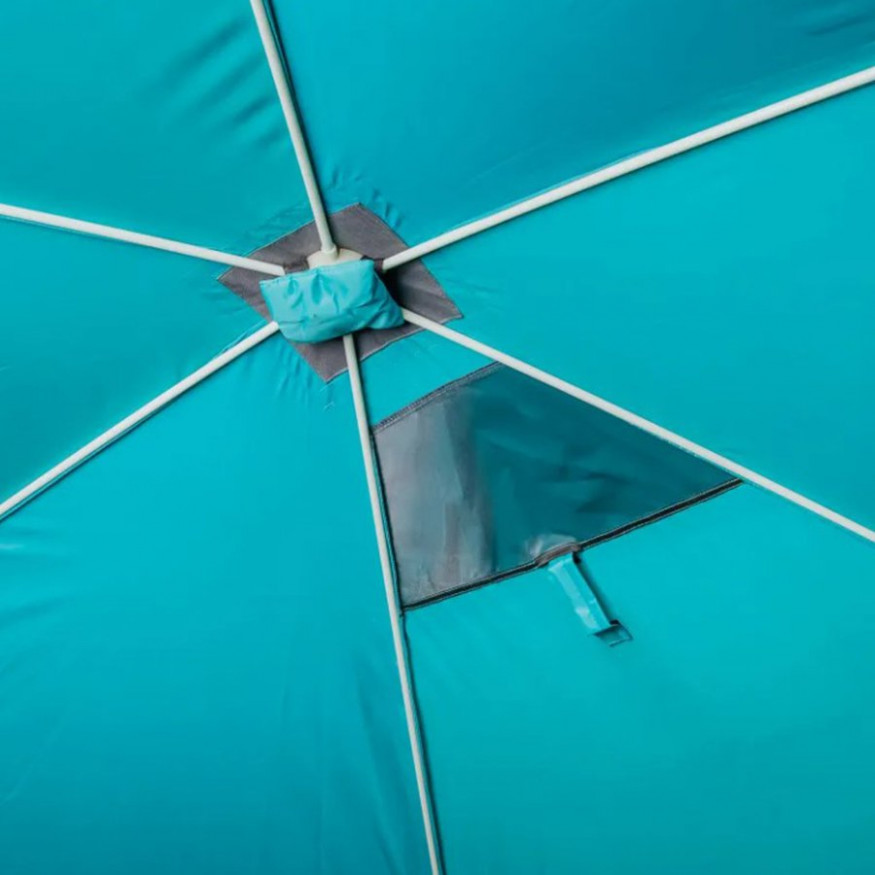 Шатер СЛЕДОПЫТ быстросборный, 5 стен, 3,4х3,25 м, h-2,30 м, S по полу 7,6 кв.м, цвет Waterfall