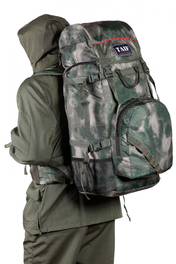 Рюкзак туристический Турист Лайт 7, ПВХ 600, мох, 65 л, ТАЙФ