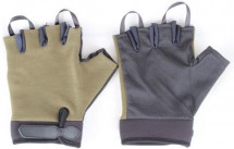 Перчатки туристические "Следопыт", без пальцев, зеленые, размер XL