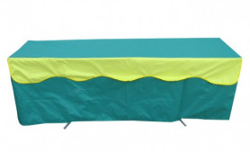 Скатерть на стол 1,8 х 0,6 с воланом