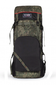 Рюкзак туристический Турист Лайт 4, ПВХ 600, цифра/черный, 100 л, ТАЙФ