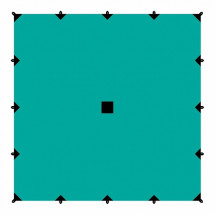 TENT тент 6x6м Talberg, зелёный